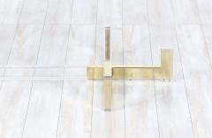 Charles Hollis Jones Charles Hollis Jones Metric Lucite Brass Dining Table - 3239307