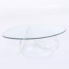 Charles Hollis Jones Charles Hollis Jones Mid Century Lucite Infinity Coffee Table - 3953233