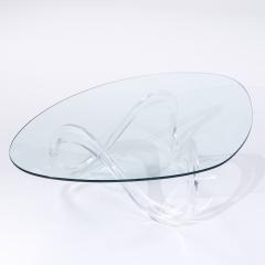 Charles Hollis Jones Charles Hollis Jones Mid Century Lucite Infinity Coffee Table - 3953236