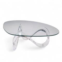 Charles Hollis Jones Charles Hollis Jones Mid Century Lucite Infinity Coffee Table - 4239856