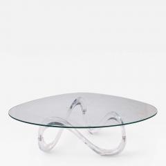 Charles Hollis Jones Charles Hollis Jones Mid Century Lucite Infinity Coffee Table - 4241976