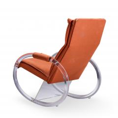 Charles Hollis Jones Charles Hollis Jones Mid Century Lucite Rocking Chair - 4481684