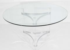 Charles Hollis Jones Charles Hollis Jones Table Bases in Chrome and Lucite - 1370155