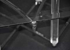 Charles Hollis Jones Charles Hollis Jones Treillage Coffee Table in Polished Nickel - 319055