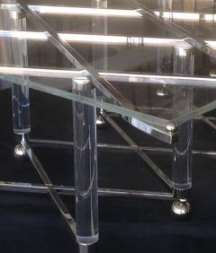 Charles Hollis Jones Charles Hollis Jones Treillage Coffee Table in Polished Nickel - 319061