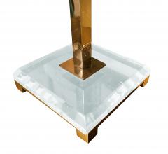 Charles Hollis Jones Charles Hollis Jones Vanity Mirror in Polished Brass and Lucite - 753228