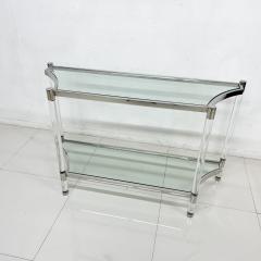 Charles Hollis Jones Contemporary Modern Lucite Chrome Console Table Style Charles Hollis Jones - 2929072