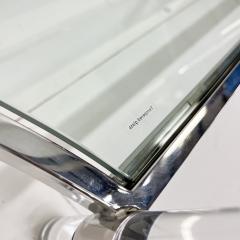 Charles Hollis Jones Contemporary Modern Lucite Chrome Console Table Style Charles Hollis Jones - 2929082