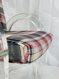 Charles Hollis Jones His Hers Lucite Armchairs by Charles Hollis Jones Signed Dated 1972 - 4366154