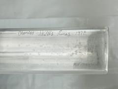 Charles Hollis Jones His Hers Lucite Armchairs by Charles Hollis Jones Signed Dated 1972 - 4366157