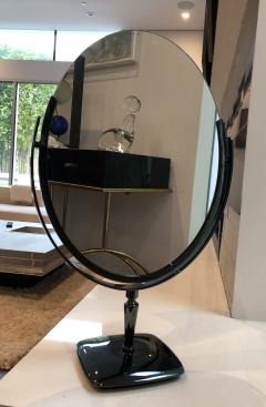 Charles Hollis Jones Large Vanity Mirror in Black Nickel by Charles Hollis Jones - 753235