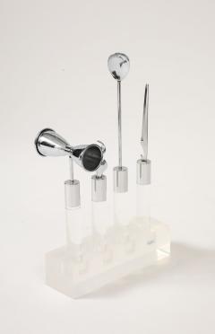 Charles Hollis Jones Lucite Bar Set - 3945975