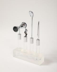 Charles Hollis Jones Lucite Bar Set - 3945978