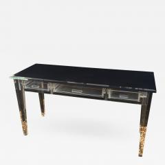 Charles Hollis Jones Lucite Desk with Mirror Top - 445703