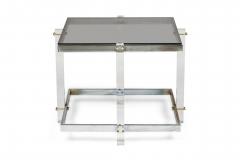 Charles Hollis Jones Lucite and Chrome Coffee Table Style of Charles Hollis Jones - 4273108