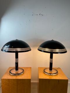 Charles Hollis Jones MODERN PAIR OF BLACK AND CLEAR LUCITE LAMPS - 1218297