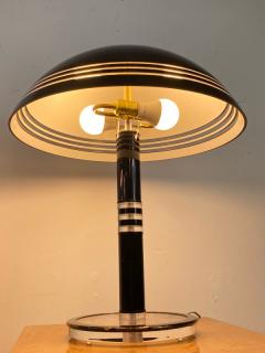 Charles Hollis Jones MODERN PAIR OF BLACK AND CLEAR LUCITE LAMPS - 1218299