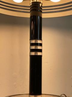 Charles Hollis Jones MODERN PAIR OF BLACK AND CLEAR LUCITE LAMPS - 1218300