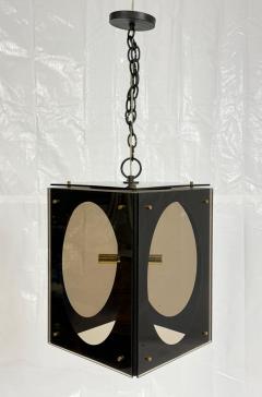 Charles Hollis Jones Marian Jamieson Hollis Lucite Bronze Pendant Light Charles Hollis Jones - 4715051