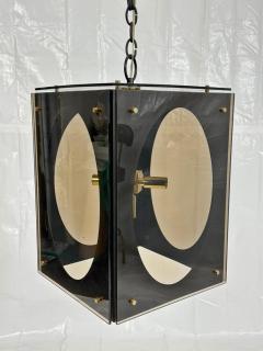 Charles Hollis Jones Marian Jamieson Hollis Lucite Bronze Pendant Light Charles Hollis Jones - 4715054