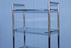 Charles Hollis Jones Mid Century Modern Chrome And Lucite Etagere - 1310964