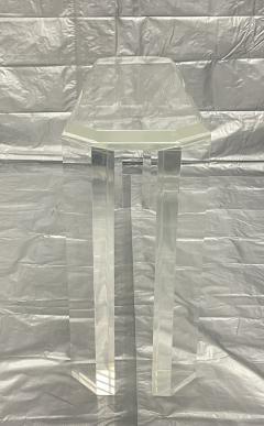 Charles Hollis Jones Signed 1974 Lucite Console Table by Charles Hollis Jones Los Angeles - 4365919