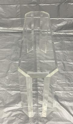 Charles Hollis Jones Signed 1974 Lucite Console Table by Charles Hollis Jones Los Angeles - 4365935