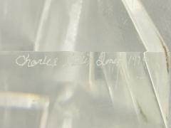 Charles Hollis Jones Signed 1974 Lucite Console Table by Charles Hollis Jones Los Angeles - 4365938