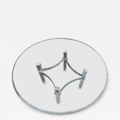 Charles Hollis Jones Stylish Charles Hollis Jones Lucite Chrome Coffee table Mid Century Modern - 3985994