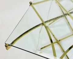 Charles Hollis Jones Treillage Coffee Table in Lucite and Brass by Charles Hollis Jones USA 1968 - 3992588