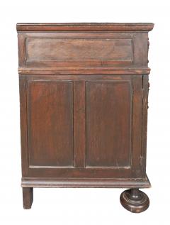 Charles I Oak And Mother Of Pearl Inlaid Cabinet - 4465326