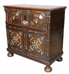 Charles II Oak And Bone Inlaid Chest - 4706578