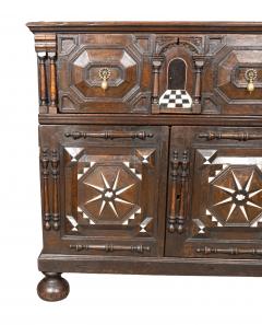Charles II Oak And Bone Inlaid Chest - 4706626