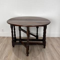 Charles II Oak Drop Leaf Table England 17th Century - 1409085