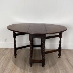 Charles II Oak Drop Leaf Table England 17th Century - 1409088