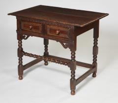 Charles II Oak Side Table - 1647617