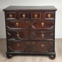 Charles II Queen Anne Paneled Chest England circa 1710 - 2612809