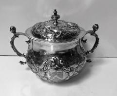 Charles II Silver Caudle Cup with Cover London 1663 - 1189442