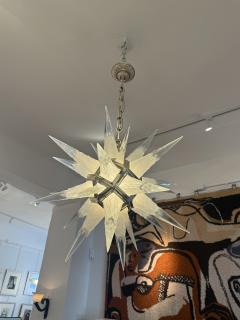 Charles J Weinstein Czech Art Deco Starburst Chandelier Circa 1930 Distributed by C J Weinstein - 4749288