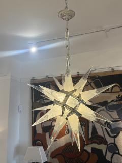Charles J Weinstein Czech Art Deco Starburst Chandelier Circa 1930 Distributed by C J Weinstein - 4749290
