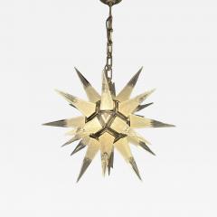 Charles J Weinstein Czech Art Deco Starburst Chandelier Circa 1930 Distributed by C J Weinstein - 4751638
