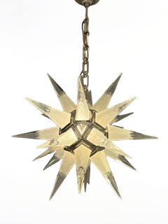 Charles J Weinstein Czech Art Deco Starburst Chandelier Circa 1930 Distributed by C J Weinstein - 4751639