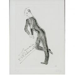 Charles Kieffer 4 Maurice Chevalier Signed Etchings by Charles Kiffer - 4320154