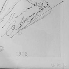 Charles Kieffer 4 Maurice Chevalier Signed Etchings by Charles Kiffer - 4320165