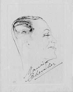 Charles Kieffer 4 Maurice Chevalier Signed Etchings by Charles Kiffer - 4320202