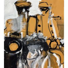 Charles Littler Charles Littler Mixed Media on Paper Painting - 4416270