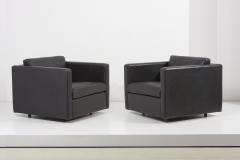 Charles Pfister Set of 2 Charles Pfister Lounge Chairs for Knoll USA 1970s - 2414804