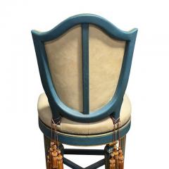 Charles Pollock 1 of 3 Tall Charles Pollock for William Switzer Shield Back Swivel Barstool - 4815568