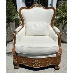 Charles Pollock 18th C Style Charles Pollock for William Switzer Bergere Chair - 3218510