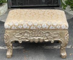 Charles Pollock 18th C Style Charles Pollock for William Switzer Giltwood Footstool Ottoman - 2483509